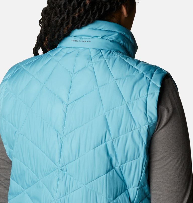 Women's Columbia Heavenly Vest Turquoise | Plus Size CA-FL3C4
